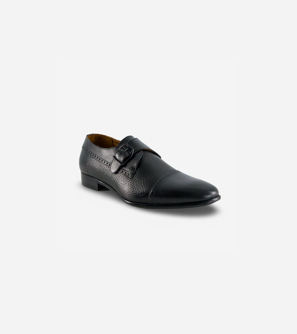 Black Monk Strap Shoes - Image 2