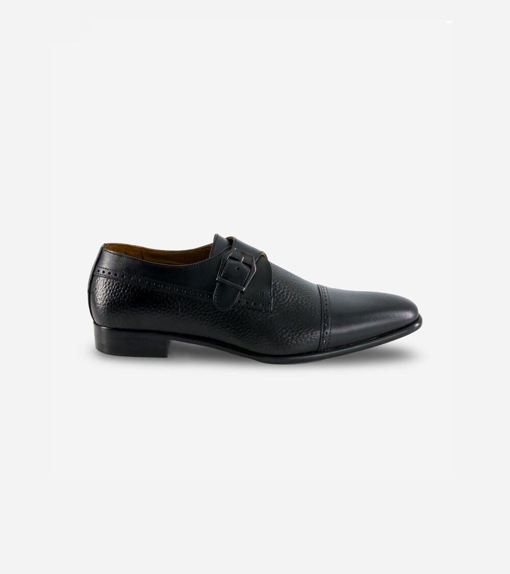 Black Monk Strap Shoes - Image 3